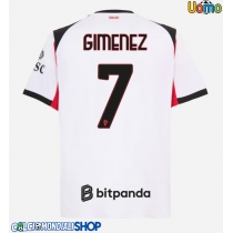 Maglie da calcio AC Milan Santiago Gimenez #7 Seconda Maglia 2025-26 Manica Corta